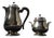 Gallia Silver Plated Coffee Pot and Sugar Bowl from Christofle, 1960s, Set of 2 For Sale