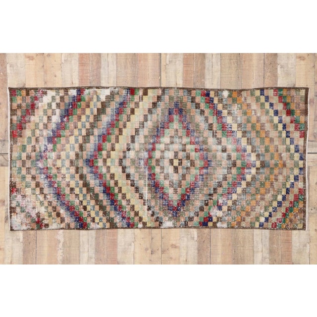 Vintage Turkish Sivas Rug, 03'06 X 07'03 For Sale - Image 9 of 10