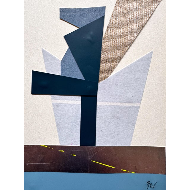 2020s "Rhythm Replaces Reason 5" Original Mixed-Media Collage on Paper by Zac Woodiel For Sale - Image 5 of 9