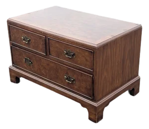 Vintage Mount Airy 3 Drawer Low Chest Style Side Table