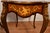 1910s Antique French Louis XV Walnut & Satinwood Inlaid Pair of Side End Tables For Sale - Image 6 of 12
