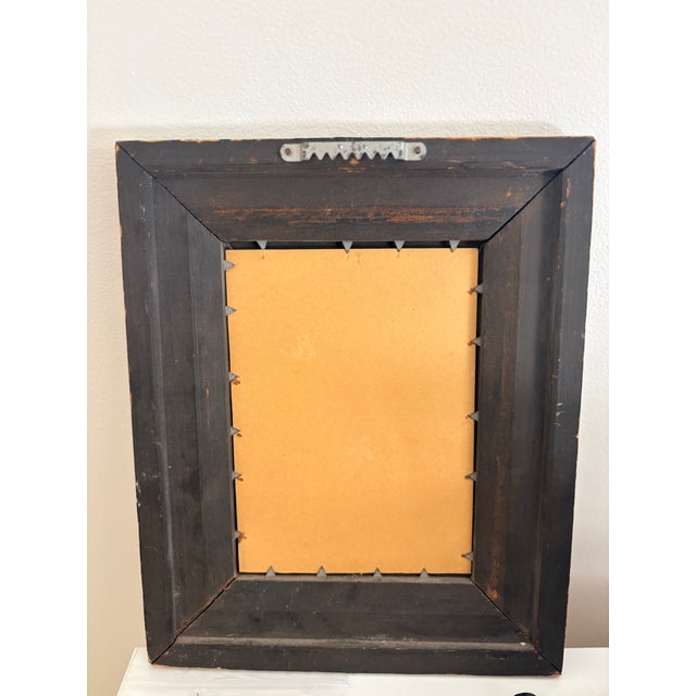 Late 20th Century Folk Art Charcoal and Pencil Drawing of S Sailing Ship and Dinghy, Signed by Artist For Sale - Image 5 of 9