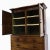 Beautiful English cabinet made of solid oak. The furniture is locally very refined inlaid with, among other things, burl...