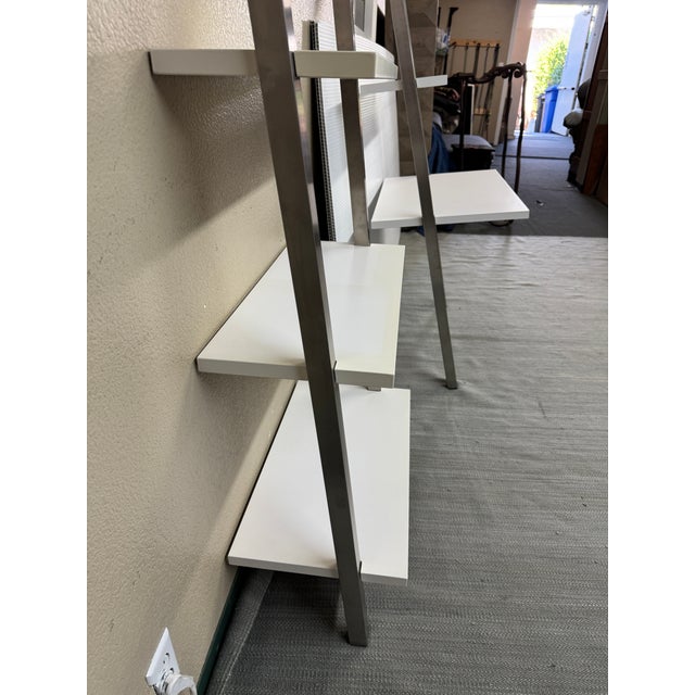 2020s Room & Board Gallery Leaning Bookshelf For Sale - Image 5 of 12