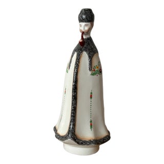 Hungarian Porcelain Figurine, Budapest Man, European Collectible, Aquincum Porcelain, Hungarian Man in Traditional Dress For Sale