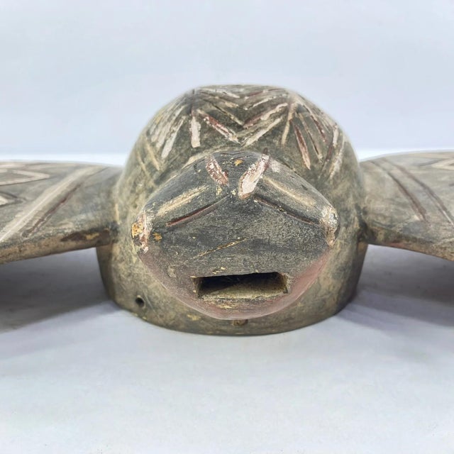 African Early 20th Century Bwa Butterfly Mask Burkina Faso MATTER COLLECTION For Sale - Image 3 of 10