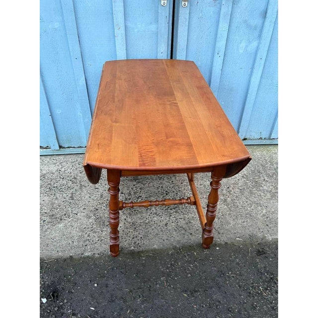 Antique Gate Legs Drop Leaf Dining Table. For Sale - Image 4 of 10