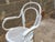 Wood 20th Century White Patina Bentwood Rocking Chair Thonet Style For Sale - Image 7 of 10
