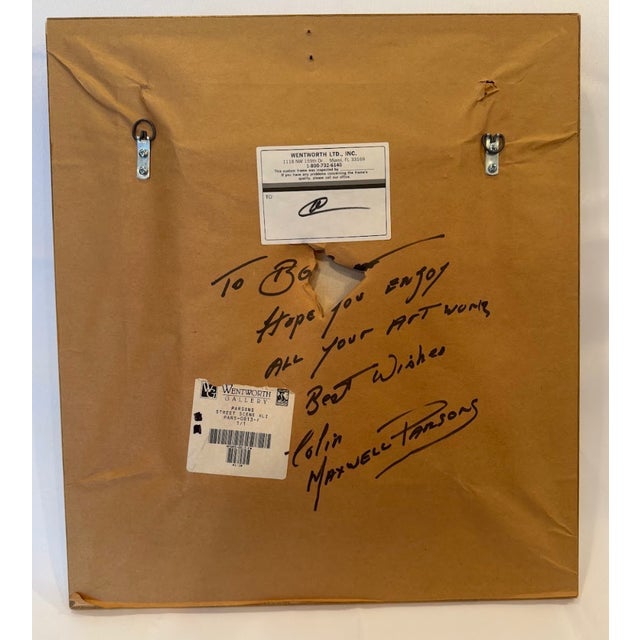 Artist: Maxwell Parsons Oil on Canvas Certificate of Authencity Art Dimension: 14.5" H x 12" W Frame Dimension: 18" H x 16" W