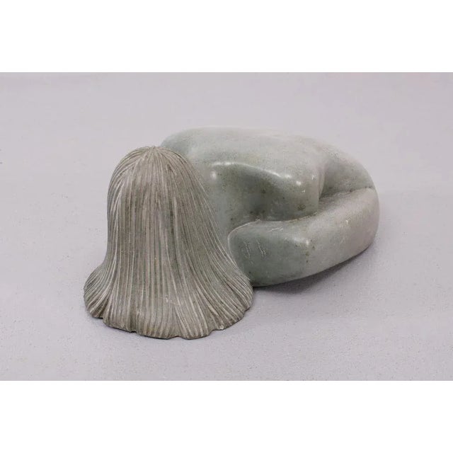 Olive Bather Sculpture by Gregory Mutasa, Zimbabwe, 1990s For Sale - Image 8 of 13