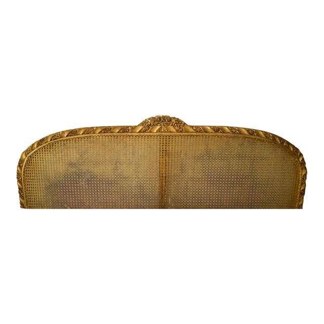 19th Century Gilded Headboard For Sale