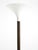 Postmodern Pop Art Tulip Floor Lamp with Dark Brown Wicker Frame and Acrylic Glass Shade, 1970s For Sale - Image 3 of 18