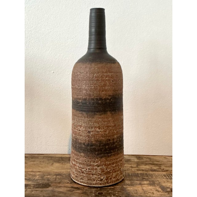 Vintage Original Studio Pottery Vase For Sale - Image 9 of 12