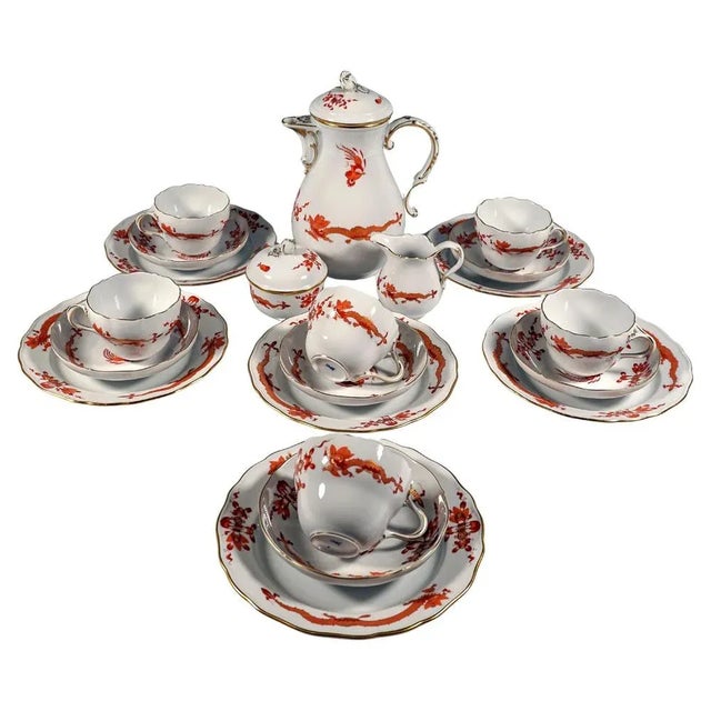 Vintage Coffee Set from Meissen, 1980s, Set of 21 For Sale - Image 12 of 12