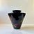 Black Modernist Black Porcelain Vase in the Style of Wassily Kardinsky, 1950s For Sale - Image 8 of 8