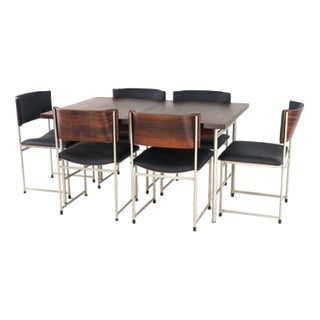 SM08 Dining Table and Chairs by Cees Braakman for Pastoe, 1960s For Sale