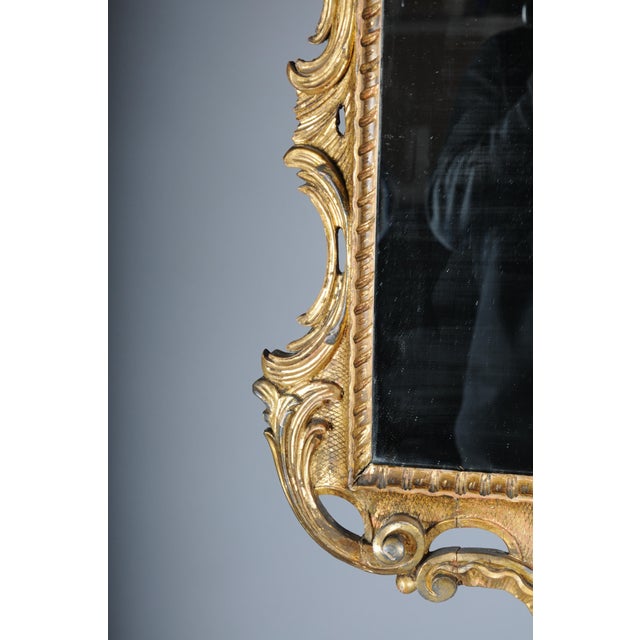 Venetian Baroque Ornately Gilded Wall Mirror, 19th Century For Sale - Image 13 of 18