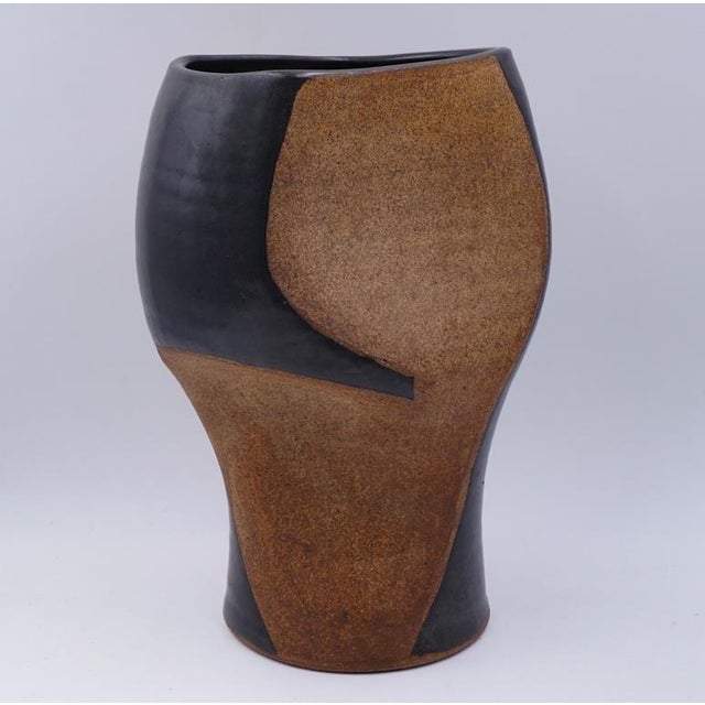 Mid 20th Century Mid 20th Century Joel Edwards Sculptural Pottery Vase For Sale - Image 5 of 8