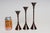 1980s Set of Three Memphis-Style Vintage Graduated Brass Candlesticks by Rosenthal Netter For Sale - Image 5 of 14