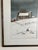 Paint Original Large Watercolor Winter Farm Scene by Tom Zientek For Sale - Image 7 of 8