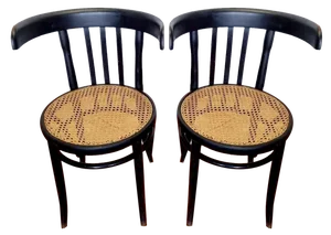 Set of Mid-Century Italian Bentwood Chairs, 1950s