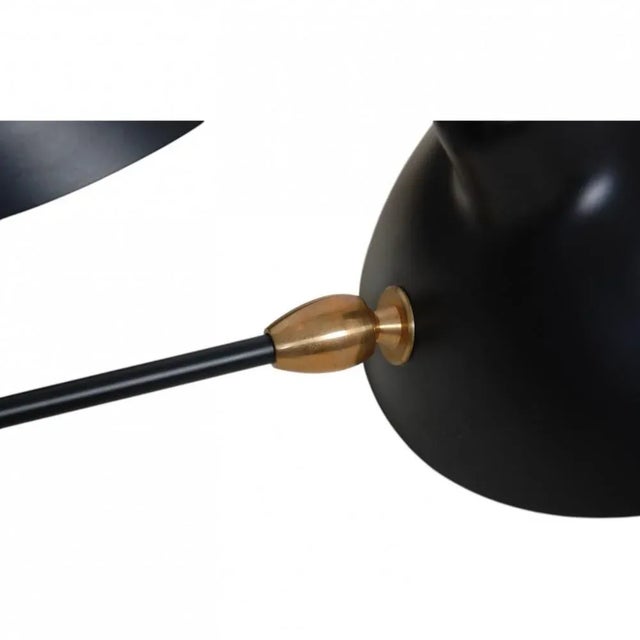 5-Arm Spider Lamp by Serge Mouille For Sale - Image 11 of 17