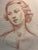 Postmodern Classic Charcoal Drawing on Paper, Original Art For Sale - Image 3 of 5