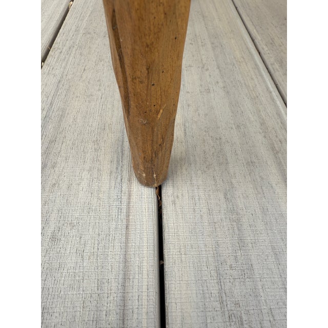 Set of 4 Vintage Faux Bois Dining Chairs With Cane Back For Sale - Image 18 of 18