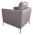 George Lounge Chair in Grey Leather by Antonio Citterio for B&B Italia For Sale