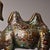 Metal Pair of Antique Bronze Camels With Gold and Silver Inlay, 3600g Total For Sale - Image 7 of 10