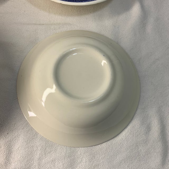 1950s Chinoiserie Blue Willow Bowls - Set of 4 For Sale - Image 4 of 4