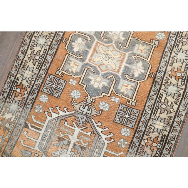 Persian Early 20th Century Persian Karadja Heriz - 2'9" x 4'4" For Sale - Image 3 of 5