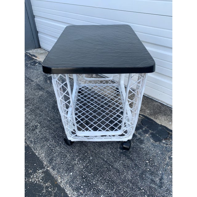 1960s Mid Century Russell Woodard Spun Bar Cart For Sale - Image 5 of 10