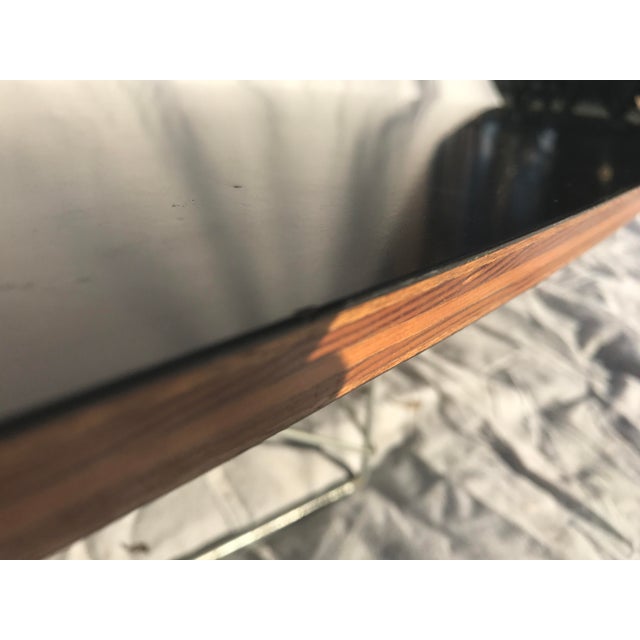 Elliptical Table Rod (ETR) - Original Eames Elliptical Table with Rod base often referred to as the Surfboard table due to...