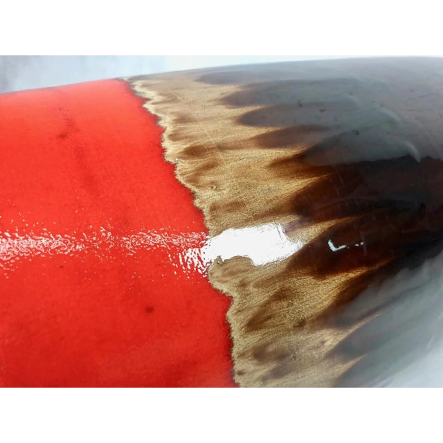 Beige Large Ceramic Floor Vase from Carstens Tönnieshof, 1970s For Sale - Image 8 of 9