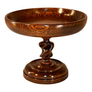 Late 19th Century Oak Compote For Sale