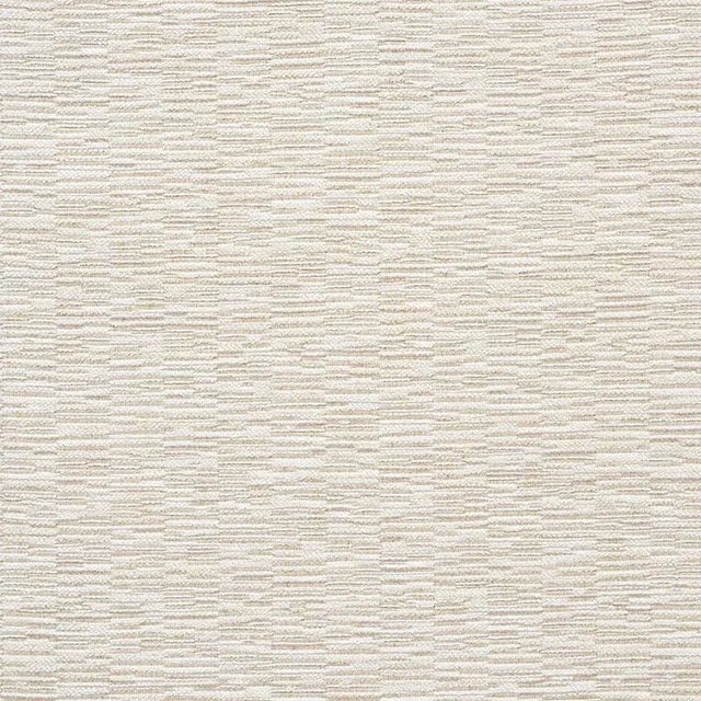 Sample - Schumacher Albers Weave Fabric in Cream For Sale