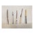 2026 Contemporary 'Knives and Forks No.3' Minimalist Still Life Oil Painting by British Artist Brendan Lancaster, Unframed For Sale