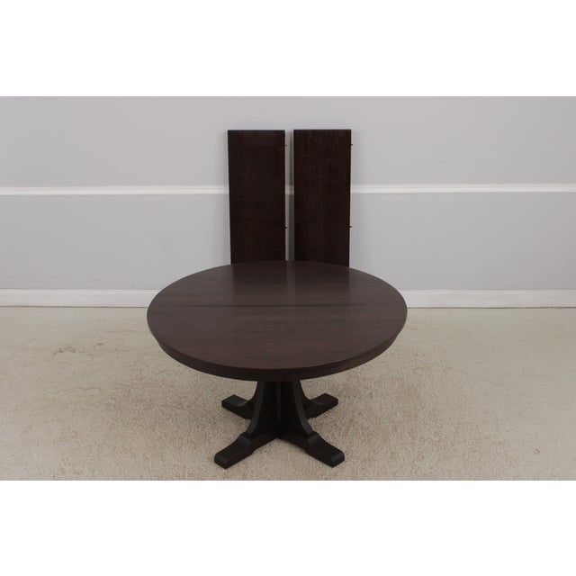Age: C.1998 Details: Finish no.37 Dark Oak Finish High Quality Construction Arts & Crafts Style Oak Offered @ Fraction...