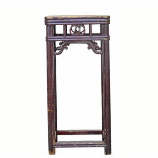 19th Century Chinese Elm Pedestal Table For Sale