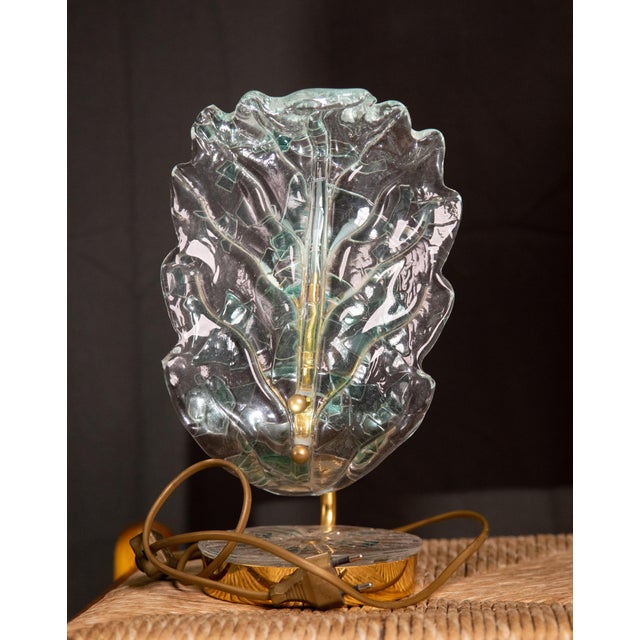 Murano Blue Glass Table Lamp, 1970 For Sale - Image 11 of 12
