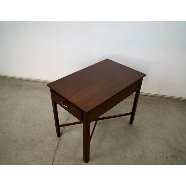 Madison Furniture Mid-Century Modern Style Madison Square End Table For Sale - Image 4 of 12