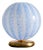 Vintage Murano Glass Blue Tulipano 20 Table Lamp by La Murrina, 1990s For Sale