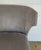 Baker Furniture Company Baker Modern Gray Suede Lapel Lounge Chairs Set of 2 For Sale - Image 4 of 5