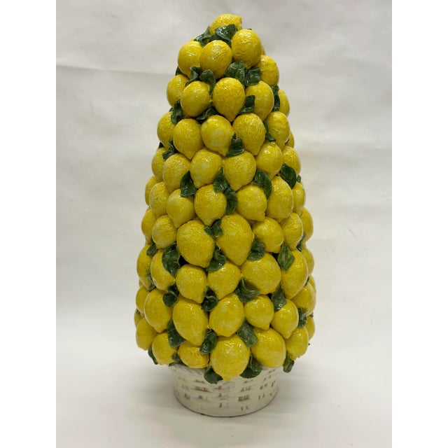 Late 20th Century Tall Vintage Lemon Topiary For Sale - Image 5 of 7