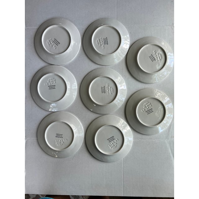 1990s Tiffany & Co. White Garland Dessert/Salad Plates For Sale - Image 9 of 9