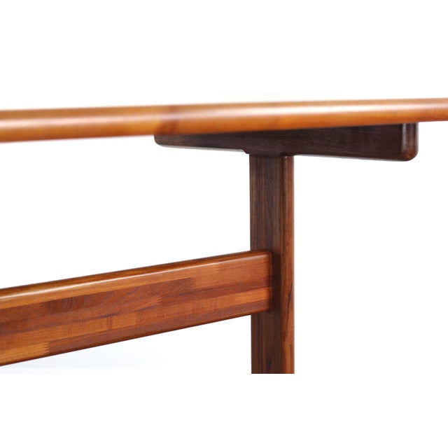 Danish Modern Teak " Butcher Block " Dining Table For Sale In Orlando - Image 6 of 8