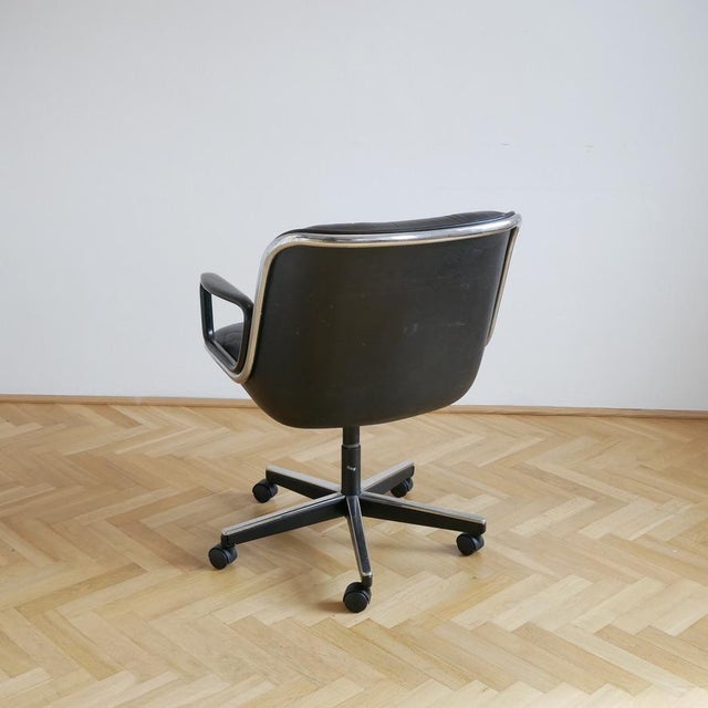 Black Chair by Charles Pollock for Knoll Inc / Knoll International For Sale - Image 6 of 12