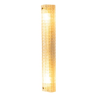 Large Murano Glass Wall Lamp from Venini, Italy, 1970s For Sale