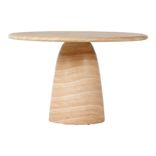 Four Hands Janice Dining Table - Sand Striae For Sale